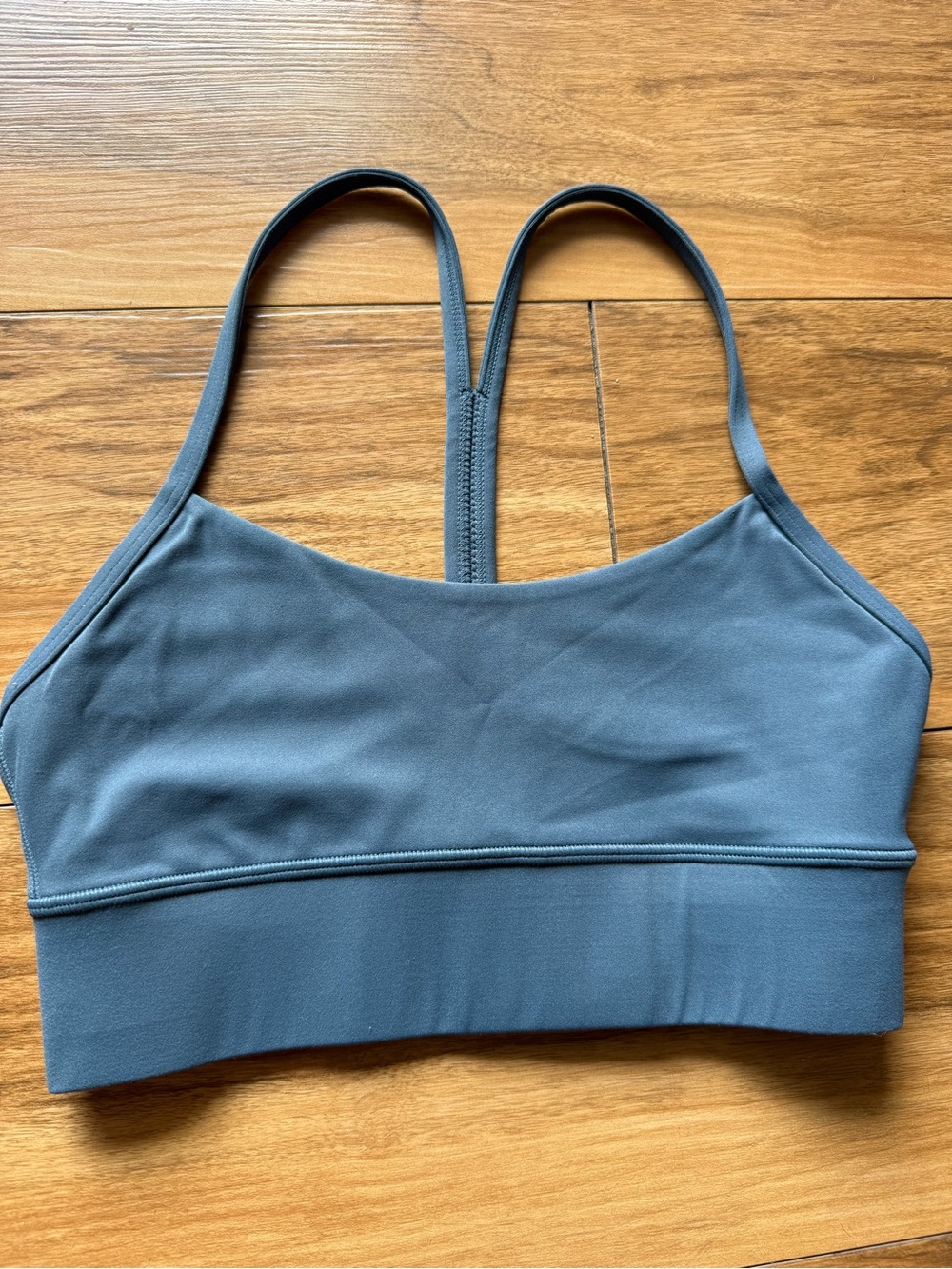 Lovlei size Small Running Yoga Blue Strappy Sports Bra